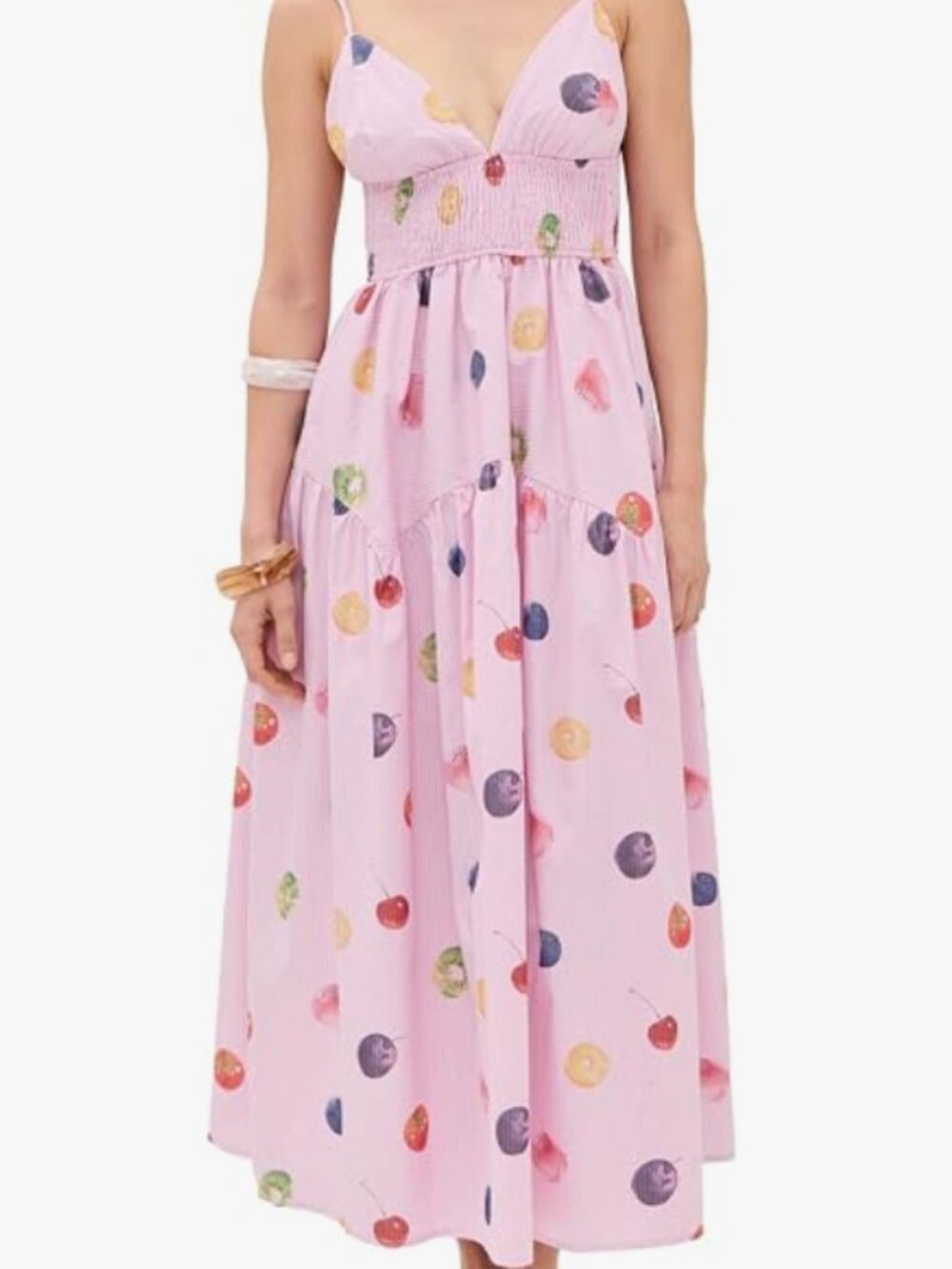 En Saison Women's Fruit Medley Maxi Dress - Medium - NWT - Picture 2 of 6